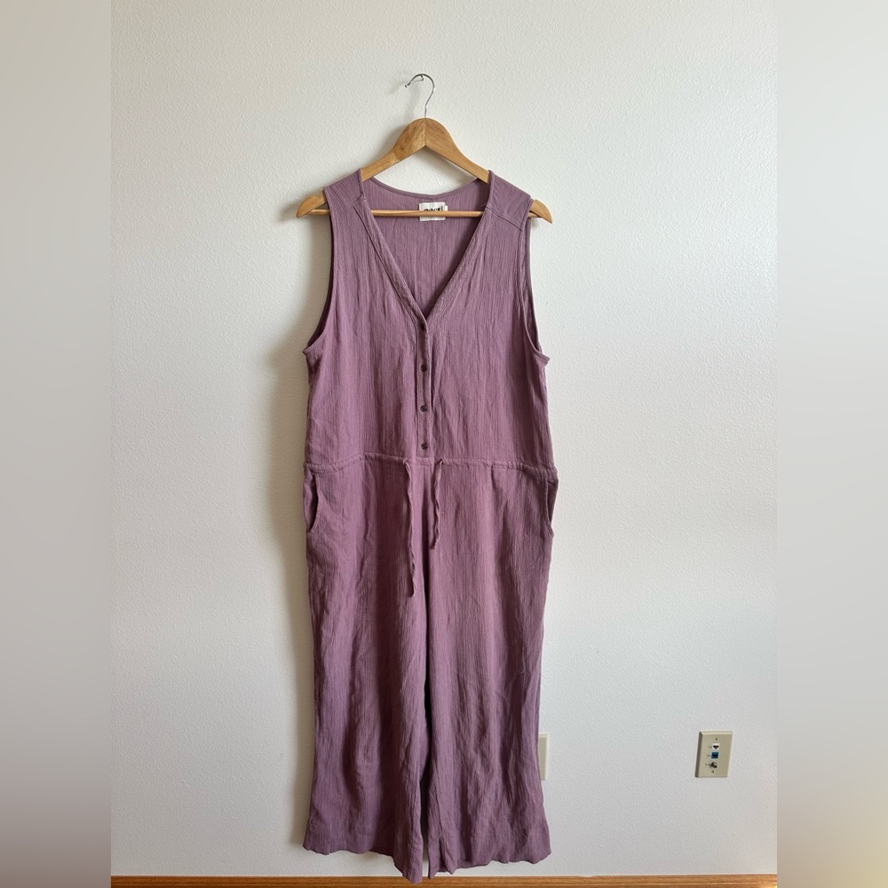 Pact Mauve Textured Top